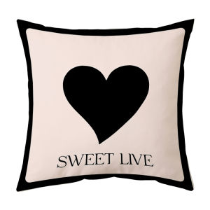 Gối Hình Trái Tim Đơn Giản Hiện Đại Dùng Cho Phòng Khách Ghế Sofa Gối Dự Phòng Gối Lưng Gối Ngủ Cho Nữ Có Thể Tháo Rời Chất Liệu Cotton