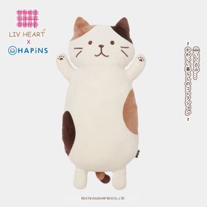 LIV HEART | Sleep Companion Stuffed Toy Tri-Color Cat