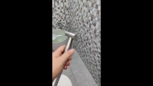 Bathroom Hand Held Toilet Bidet Sprayer 304 Stainless Steel Hand Spray Handheld Shower Spray Gun