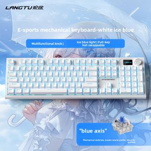 Microstep | Triple-Mode Wired Wireless Bluetooth Mechanical Keyboard Hot-Swappable RGB Display