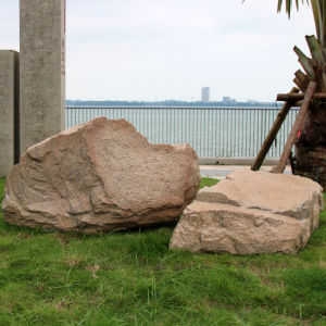 Indoor Business Soft Decoration Park Scenic Spot Simulation Fake Stone Landscape Layout House Courtyard Decoration Heart-Shaped Stone