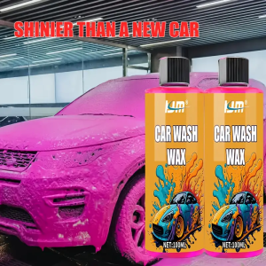 High-Density Pink Foam Car Waxoncentrated Formula with Foaming SoapCreates Mirror-Like ShineIntegrated Paint Protection