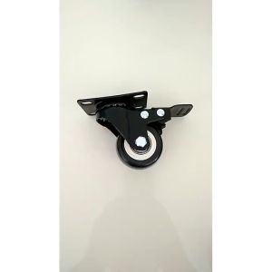 HEAVY DUTY 4PCS BESTGUARD PVC SWIVEL CASTER WHEEL 1.5\" WITH LOCK