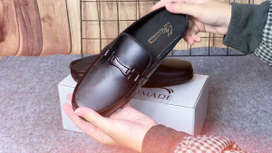 Lika Via - Sepatu Bustong Wanita Kulit Kasual Formal Nyaman dipakai anti Slip
