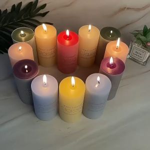 Pillar Candle - Scented and Non-Scented | Lavender | Lemon | Cherry Blossom | Green Tea | Vanilla