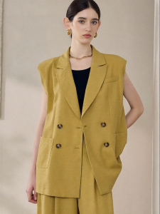 Roey s house | Elegant Summer Work Vest Loose V-Neck