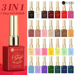 UR SUGAR 15ml 1-step Gel Polish 3-IN-1 Nail Gel Polish Pink Red Brown Spring Summer Nail Design
