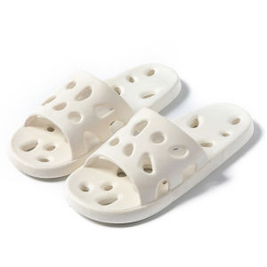 Bathroom Slippers Bath Shower Non-Slip Soft Couples Slip-On Shoes Home Comfortable Breathable Sole Men Women Summer Home Slippers