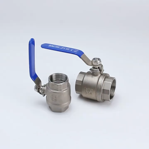 304 stainless steel ball valve heavy-duty water pipe valve full bore 1 to 2 inch BSP thread