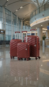 DECCO SKY TRAVELLER SKY393 PP Large Capacity Luggage Multi Gear Alloy Pull Handle And 3 Digit Lock Suitcase (20Inch+24Inch+28Inch) - Fulfilled by DECCO SHOP