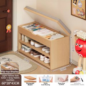 OYIla | Shoe Storage Bench Hallway Entry Long Bench