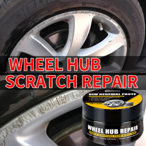 Universal Alloy Wheel Repair Paste - For Fixing Scratches and Curb Damage on Car Rims Includes a Sponge