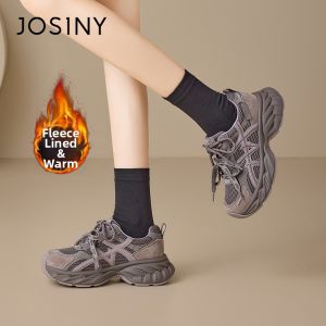Josiny | Thick Sole Breathable Mesh Shoes Height Increase