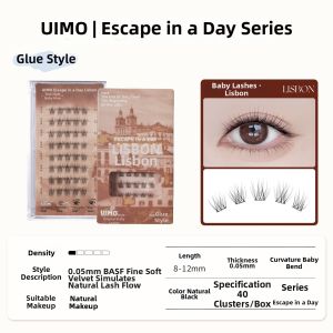 UIMO | Adhesive-Free Natural Baby False Eyelashes