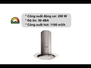 Hút mùi Dmestik TL 4099 DMK đảo bếp inox 304 cao cấp công suất hút 1100m3h điều khiển cơ lưới lọc