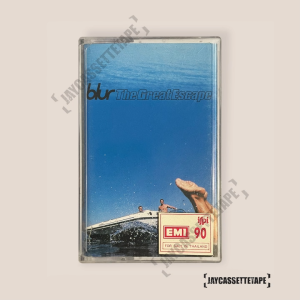 Blur อัลบั้ม : The Great Escape เทปเพลง เทปคาสเซ็ต เทปคาสเซ็ท Cassette Tape เทปเพลงสากล