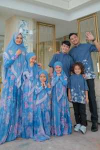 Gamis Koko Sarimbit MAHKOTA BY ELDEENA SYARI - Gamis Keluarga Lebaran REALPIC 100%