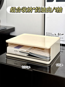 Acrylic Desktop Makeup Storage Box Drawer Style Cosmetic Brush Organizer Transparent Plastic Shelf for Beauty Tools And Skincare