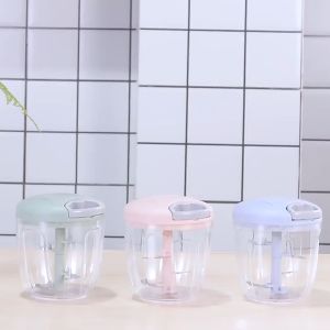 Kitchen Wares and Utensils: Garlic Crusher Grinder - Special for Kitchen Cooking Machine Multi-Function Hand Pull Garlic Press Garlic Masher Manual Crushing Garlics Device