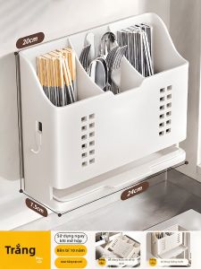 B&W | Tổng Hợp Bếp Inox Đựng Dao và Đũa