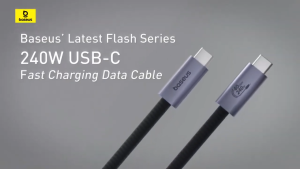 Cáp sạc nhanh và hỗ trợ truyền tải video Type-C to Type-C 240W Baseus Flash Series 2 USB4 Full Featured Data Cable 40Gbps 8K/60Hz