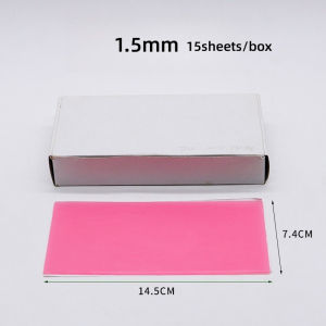 Dental Base Plate Wax Sheet 1.3/1.5/2.0mm Thickness Dental Modeling Wax Denture Molding Casting Dental Lab Auxiliary Material