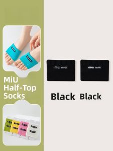 JINGCHI | Womens Pure Cotton Half-Palm Summer Socks Five-Finger Thin Invisible Boat Socks Breathable Sweat Absorbent Sport Style