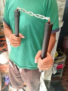 Nunchaku Double Stick Ruyung Alat Olahraga Untuk Pemula Nunchaku For Beginner