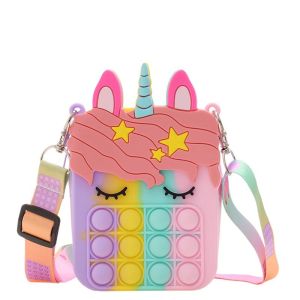 Tas Selempang Pop it unicorn