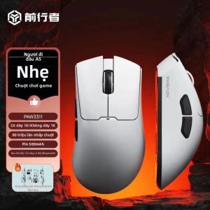 EWEADN |Chuột chơi game không dây Bluetooth Forerunner A5 với thiết kế nhẹ phù hợp với tay trung bình đến lớn pin dung lượng lớn tốc độ phản hồi kép 1K.