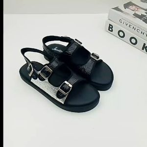 JANITRA OFFICIAL SHOP / Ganitra Sandal Wanita Platform Tali Crocos Size 36-43