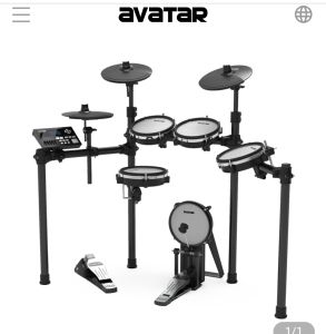 Avatar HXW Sd61-6 drum digital drum electrik merk Avatar type sd616 Best Product all Mesh head include bass drum