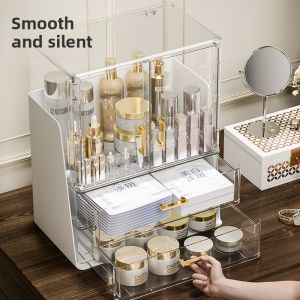 JIADONGLI | Cosmetic Storage Box Large Capacity Makeup Organizer for Home