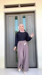 Celana Kulot Hornet Premium Jumbo XXL Bb 55-90 Kg Wanita Panjang