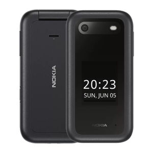 Nokia | Nokia 2660 non-smart phone flip phone for the elderly 2G/4G button phone backup phone LED 2.8-inch super long standby phone