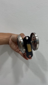 CSM Stainless Steel Flush Pull Ring Double Single Mortise Body Set for Swing Door Latch