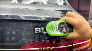 iDecor (แบบแปรง) 150ml น้ํายาล้างฟิล์มน้ํามันกระจกรถยนต์เวอร์ชั่นอัพเกรดสีเขียวใหม่ปรับปรุงความชัดเจน