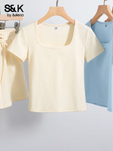BALENO | Snug Fit Square Neck T-Shirt M