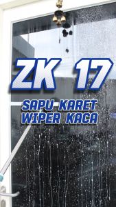 Serokan Air Pembersih Lantai Sapu Karet Wiper Kaca Alat Pel Dorong Serbaguna -ZK-17