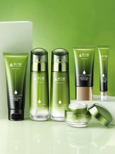 WuYing Moisturizing Brightening Oil-Control Pore-Smingthing Anti-Wrinkle Skincare Set for Women Herbal Water-Lotion Cosmetics