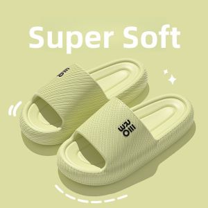 Large Size Mens Slippers Summer Outdoor Indoor Home Bathroom Anti-slip Thick Bottom EVA Slippers Comfortable Sensation