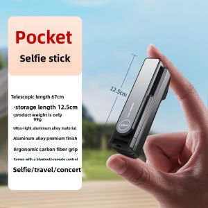 Piple | Portable Mini Tripod Selfie Stick with 360° Rotation and Bluetooth Stabilizer