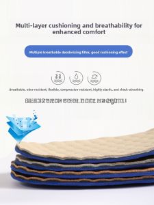 NANJILING | Absorbent Anti-Odor Breathable Insoles for Womens Leather Shoes