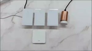 Tuya แป้นสวิตช์ Wi-Fi เปิดปิด ตั้งเวลานอกบ้านได้ผ่านแอป (LSP) สั่งด้วยเสียง Google Home/Alexa Smart Wall Touch Switch