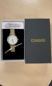 Casio นาฬิกาข้อมือผู้หญิง รุ่น LTP-2024VMG-7CDR (30mm) Lady Watch Quartz