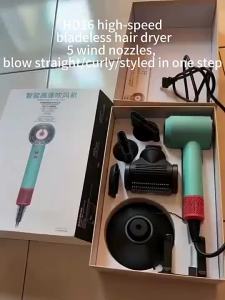 110000RPM High Speed Hair Dryer | Negative Ions Fast Drying Blow Dryer | 450g Lightweight | 3 Speed 3 Heat Settings | Magnetic Nozzle | Anti Frizz Low Noise Hair Dryer for Home Travel