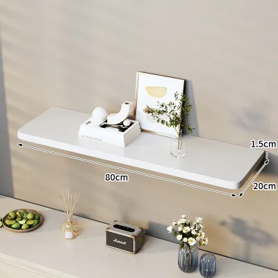 Ruoshi | Wall Mounted Floating Shelves Non-paint Treated Wood Board