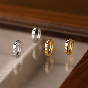 OUGUI | Sterling Silver Ice Chip Design Ear Jewelry