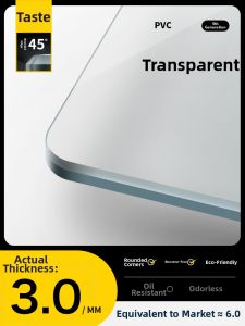 PINZHIWEI | Waterproof Heat-Resistant Transparent Desktop Mat