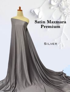 bahan maxmara polos | satin maxmara | kain meteran polosan(harga per 05m)